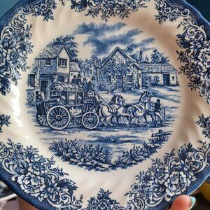 Royal stafford blue collectors plate